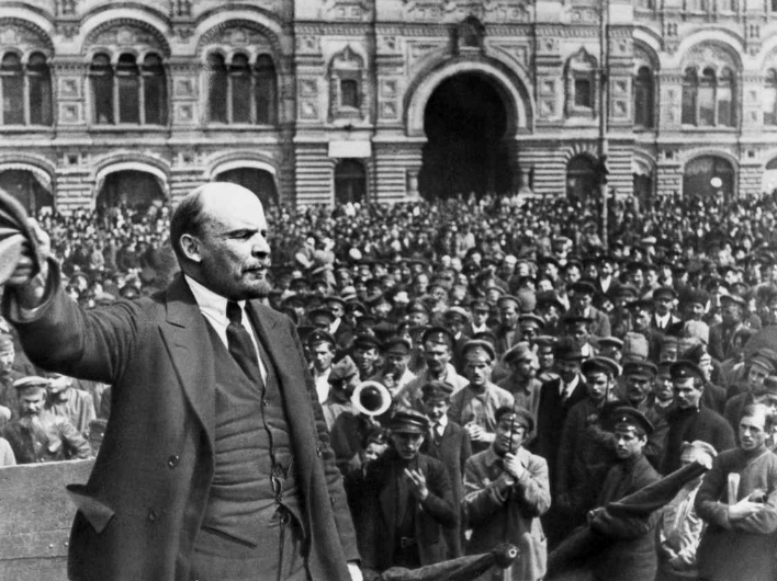 Цветы - Ленину
